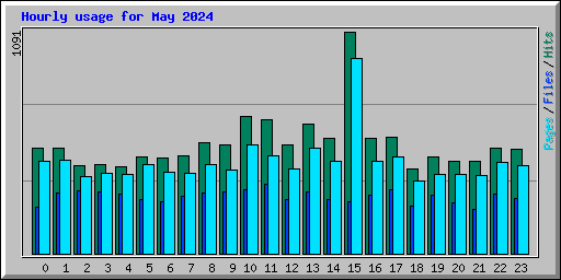 Hourly usage for May 2024